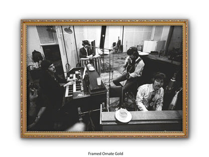The Beatles Abbey Road Studios Poster - Studio 2 Recording Session Wall Art - Vintage Beatles Music Poster