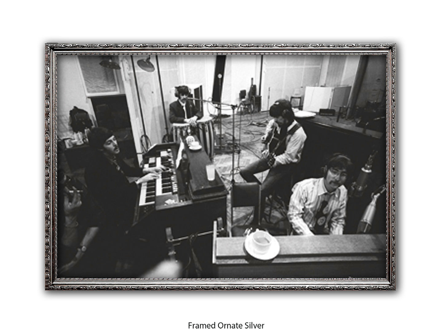 The Beatles Abbey Road Studios Poster - Studio 2 Recording Session Wall Art - Vintage Beatles Music Poster