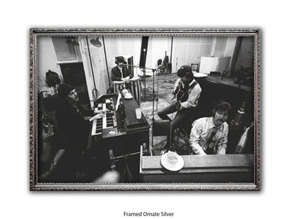 The Beatles Abbey Road Studios Poster - Studio 2 Recording Session Wall Art - Vintage Beatles Music Poster