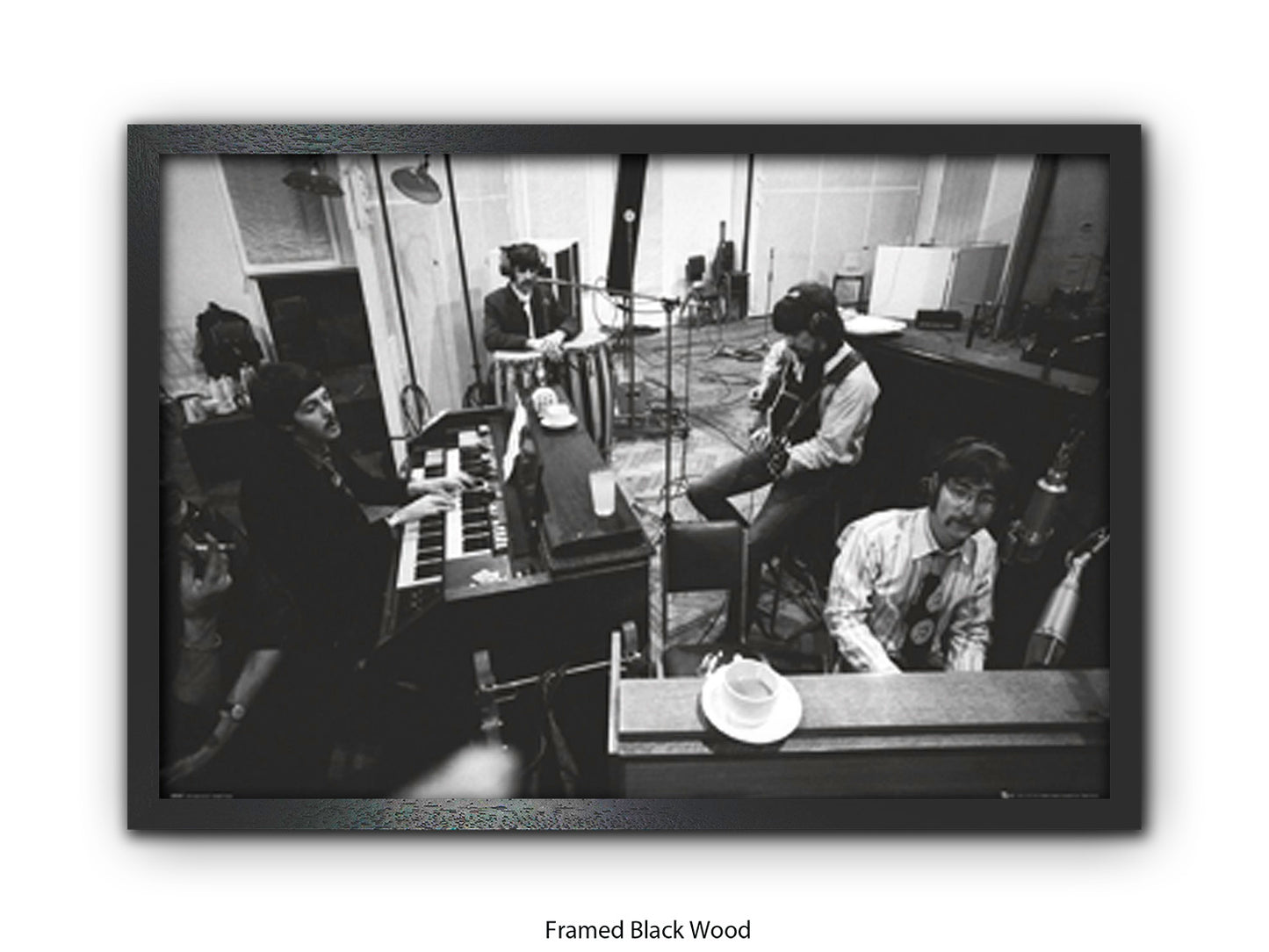 The Beatles Abbey Road Studios Poster - Studio 2 Recording Session Wall Art - Vintage Beatles Music Poster