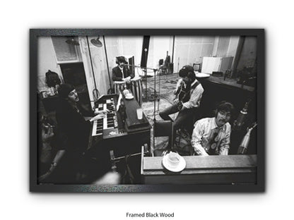 The Beatles Abbey Road Studios Poster - Studio 2 Recording Session Wall Art - Vintage Beatles Music Poster
