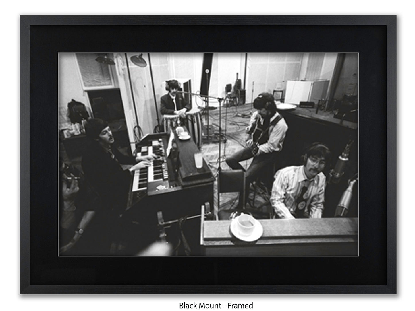 The Beatles Abbey Road Studios Poster - Studio 2 Recording Session Wall Art - Vintage Beatles Music Poster