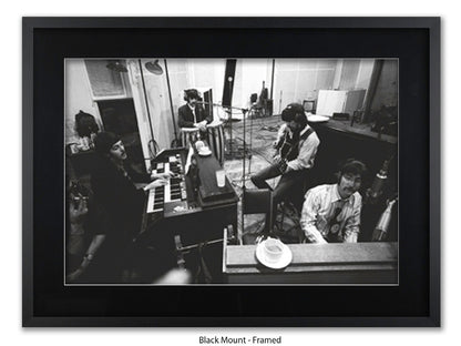 The Beatles Abbey Road Studios Poster - Studio 2 Recording Session Wall Art - Vintage Beatles Music Poster