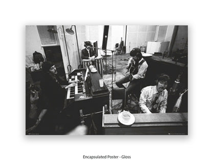 The Beatles Abbey Road Studios Poster - Studio 2 Recording Session Wall Art - Vintage Beatles Music Poster