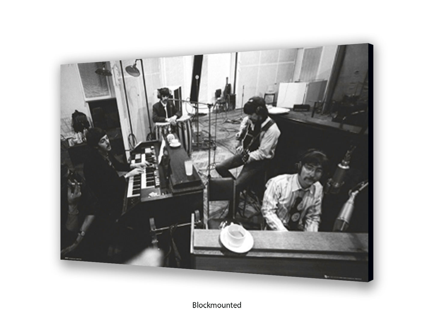 The Beatles Abbey Road Studios Poster - Studio 2 Recording Session Wall Art - Vintage Beatles Music Poster