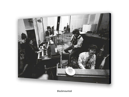 The Beatles Abbey Road Studios Poster - Studio 2 Recording Session Wall Art - Vintage Beatles Music Poster