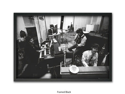 The Beatles Abbey Road Studios Poster - Studio 2 Recording Session Wall Art - Vintage Beatles Music Poster