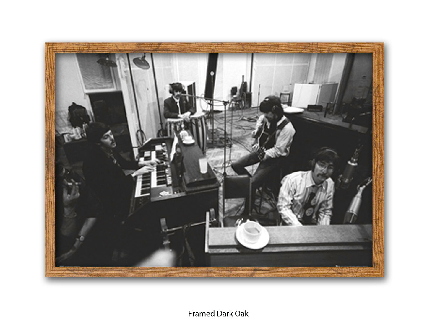 The Beatles Abbey Road Studios Poster - Studio 2 Recording Session Wall Art - Vintage Beatles Music Poster