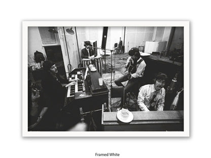 The Beatles Abbey Road Studios Poster - Studio 2 Recording Session Wall Art - Vintage Beatles Music Poster