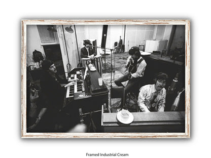 The Beatles Abbey Road Studios Poster - Studio 2 Recording Session Wall Art - Vintage Beatles Music Poster