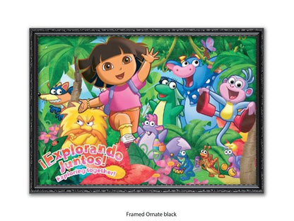 Dora the Explorer - Explorando Juntos! Exploring Together Official Paper Poster