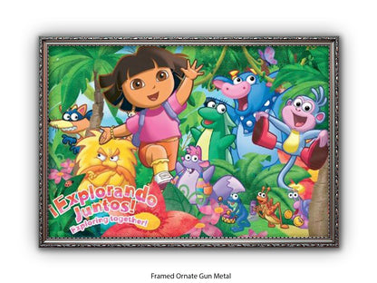 Dora the Explorer - Explorando Juntos! Exploring Together Official Paper Poster