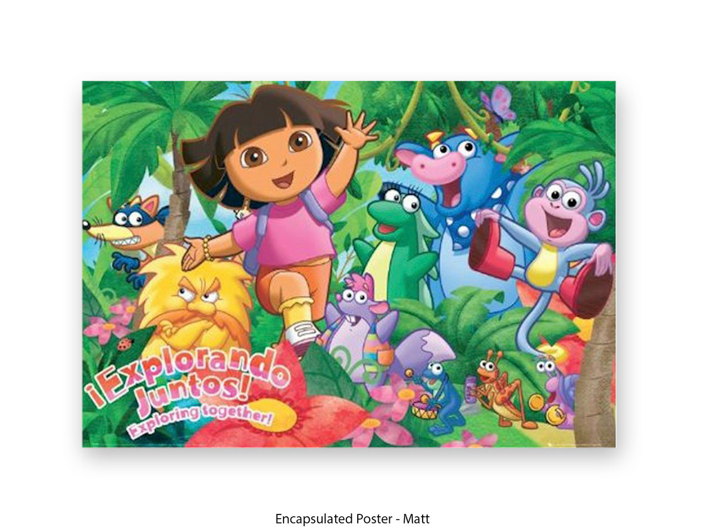 Dora the Explorer - Explorando Juntos! Exploring Together Official Paper Poster