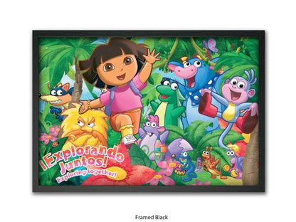 Dora the Explorer - Explorando Juntos! Exploring Together Official Paper Poster