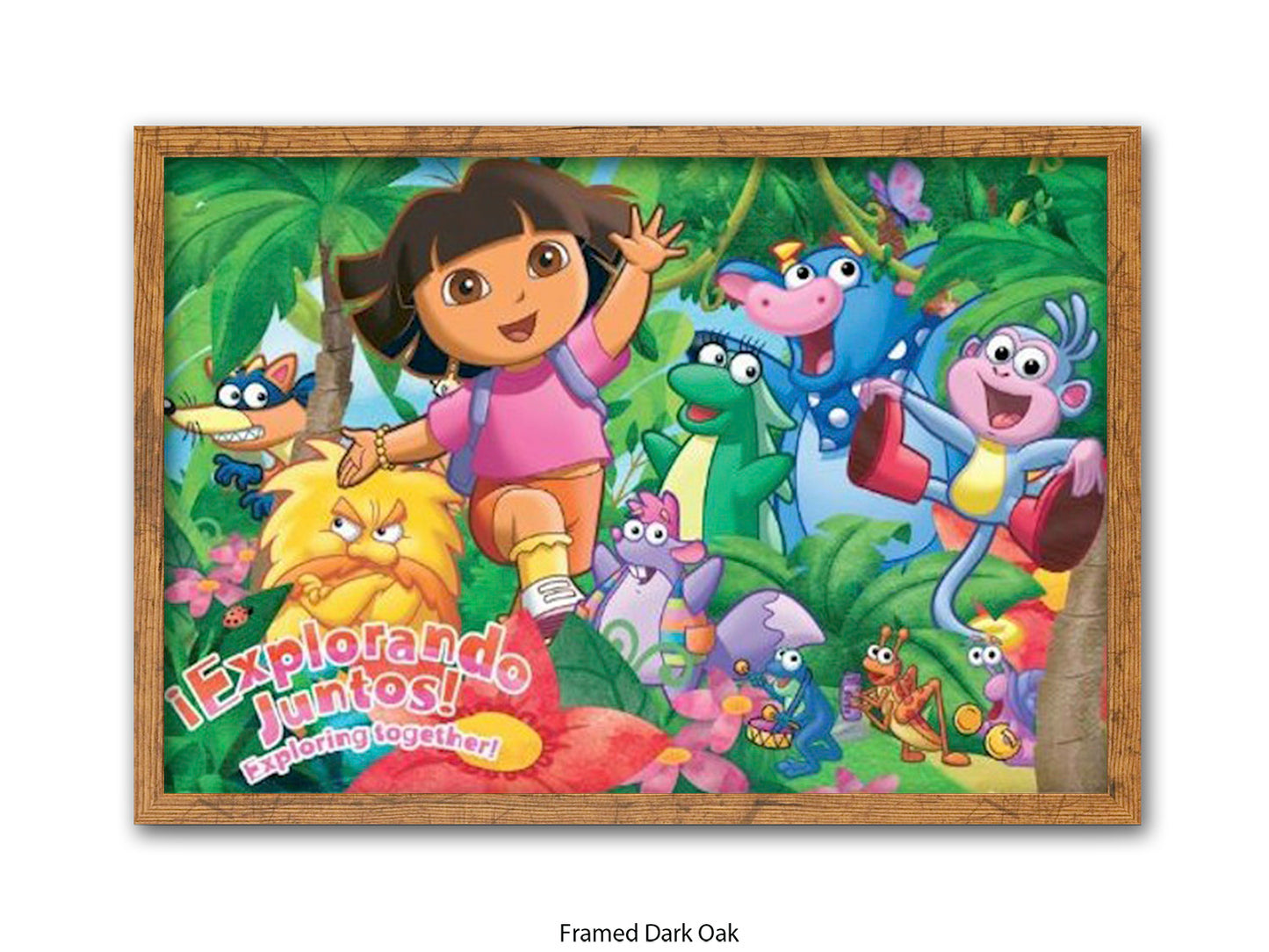 Dora the Explorer - Explorando Juntos! Exploring Together Official Paper Poster