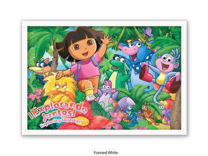 Dora the Explorer - Explorando Juntos! Exploring Together Official Paper Poster