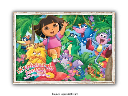Dora the Explorer - Explorando Juntos! Exploring Together Official Paper Poster