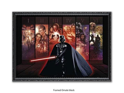 Star Wars - Darth Vader Six Saga Episodes Official - Poster