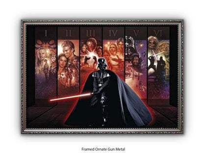 Star Wars - Darth Vader Six Saga Episodes Official - Poster