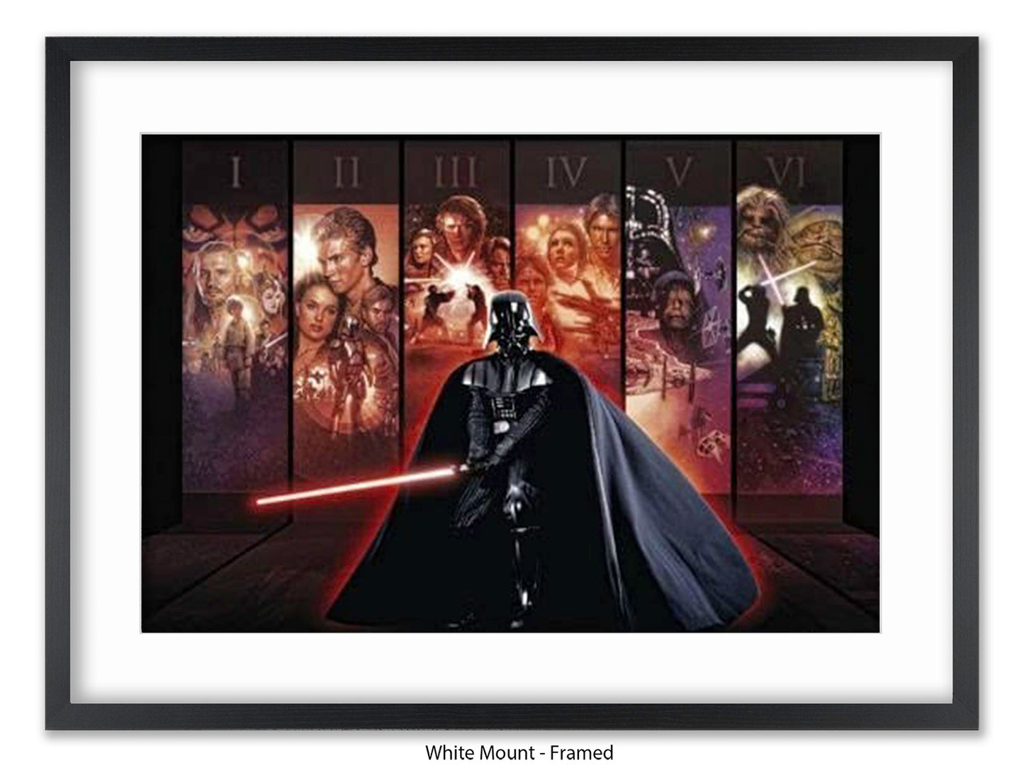 Star Wars - Darth Vader Six Saga Episodes Official - Poster