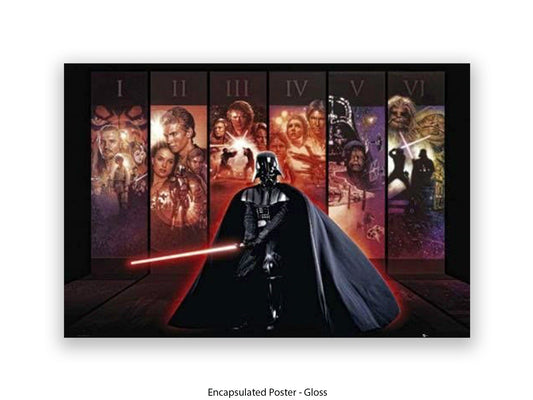 Star Wars - Darth Vader Six Saga Episodes Official - Poster