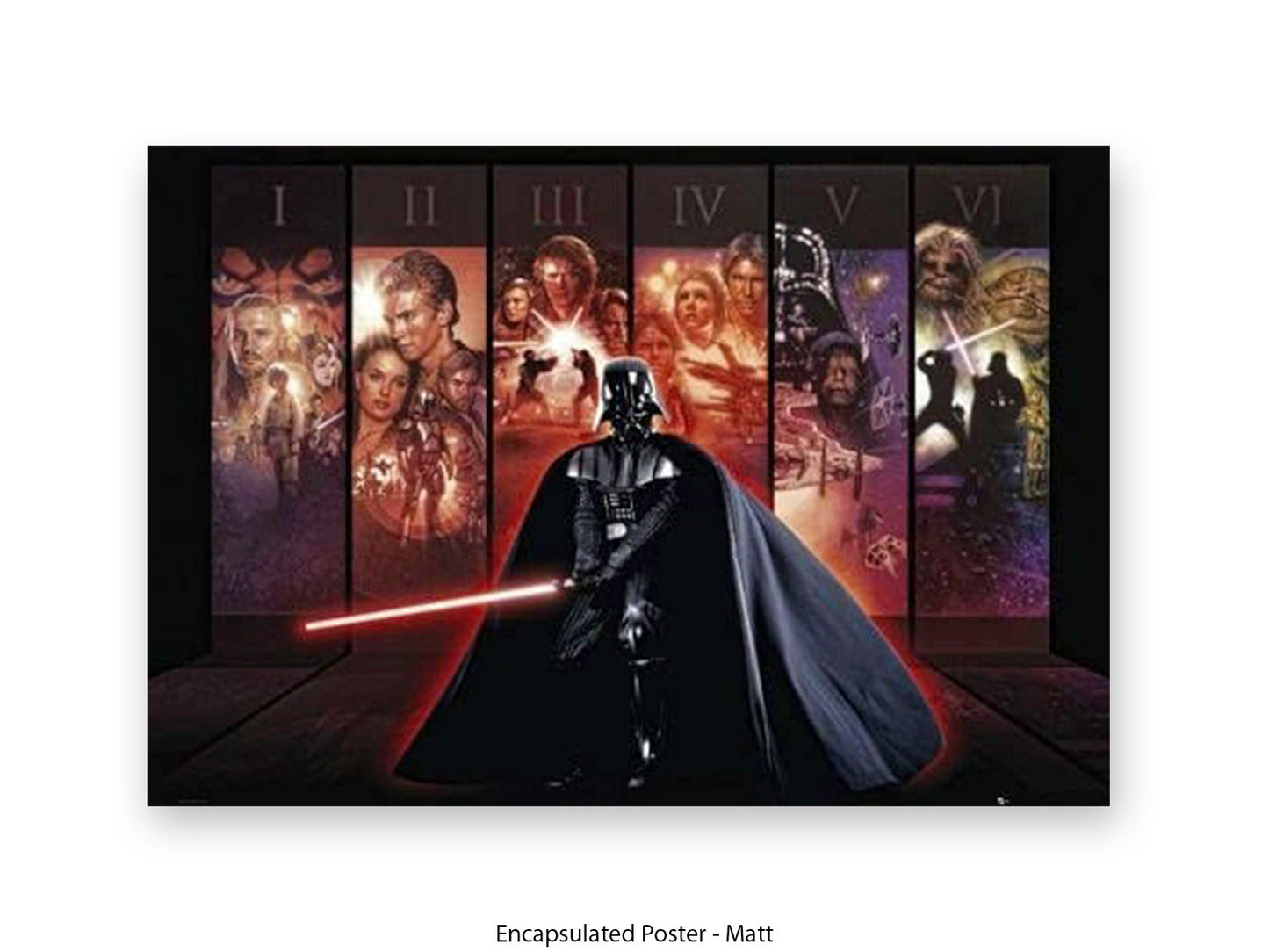 Star Wars - Darth Vader Six Saga Episodes Official - Poster