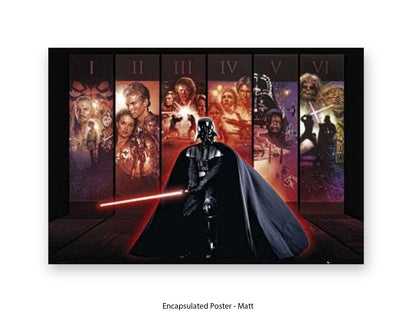 Star Wars - Darth Vader Six Saga Episodes Official - Poster