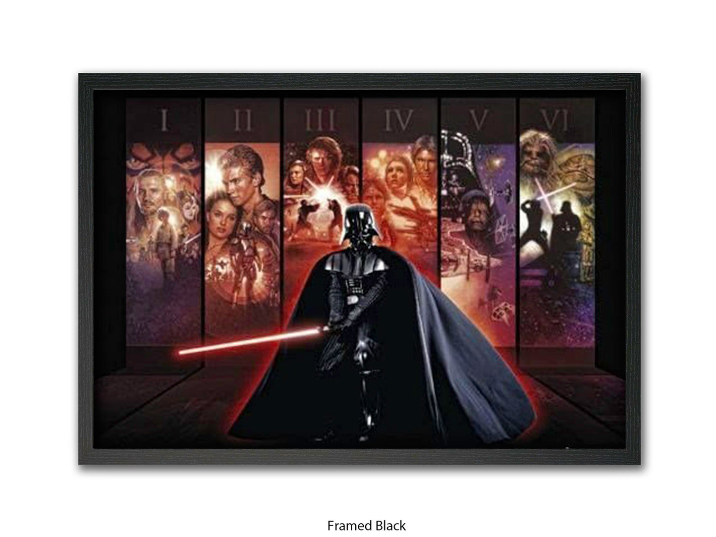 Star Wars - Darth Vader Six Saga Episodes Official - Poster