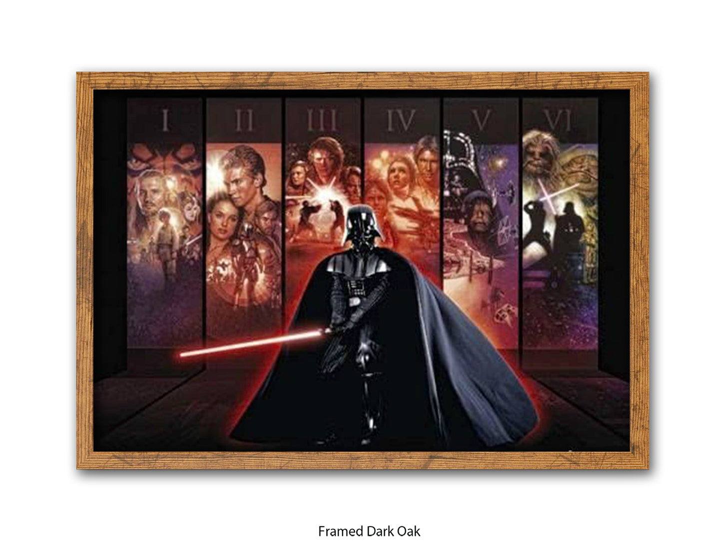 Star Wars - Darth Vader Six Saga Episodes Official - Poster