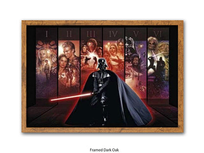 Star Wars - Darth Vader Six Saga Episodes Official - Poster