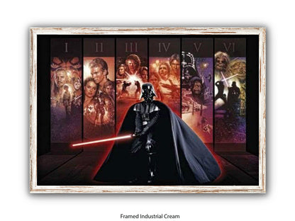 Star Wars - Darth Vader Six Saga Episodes Official - Poster