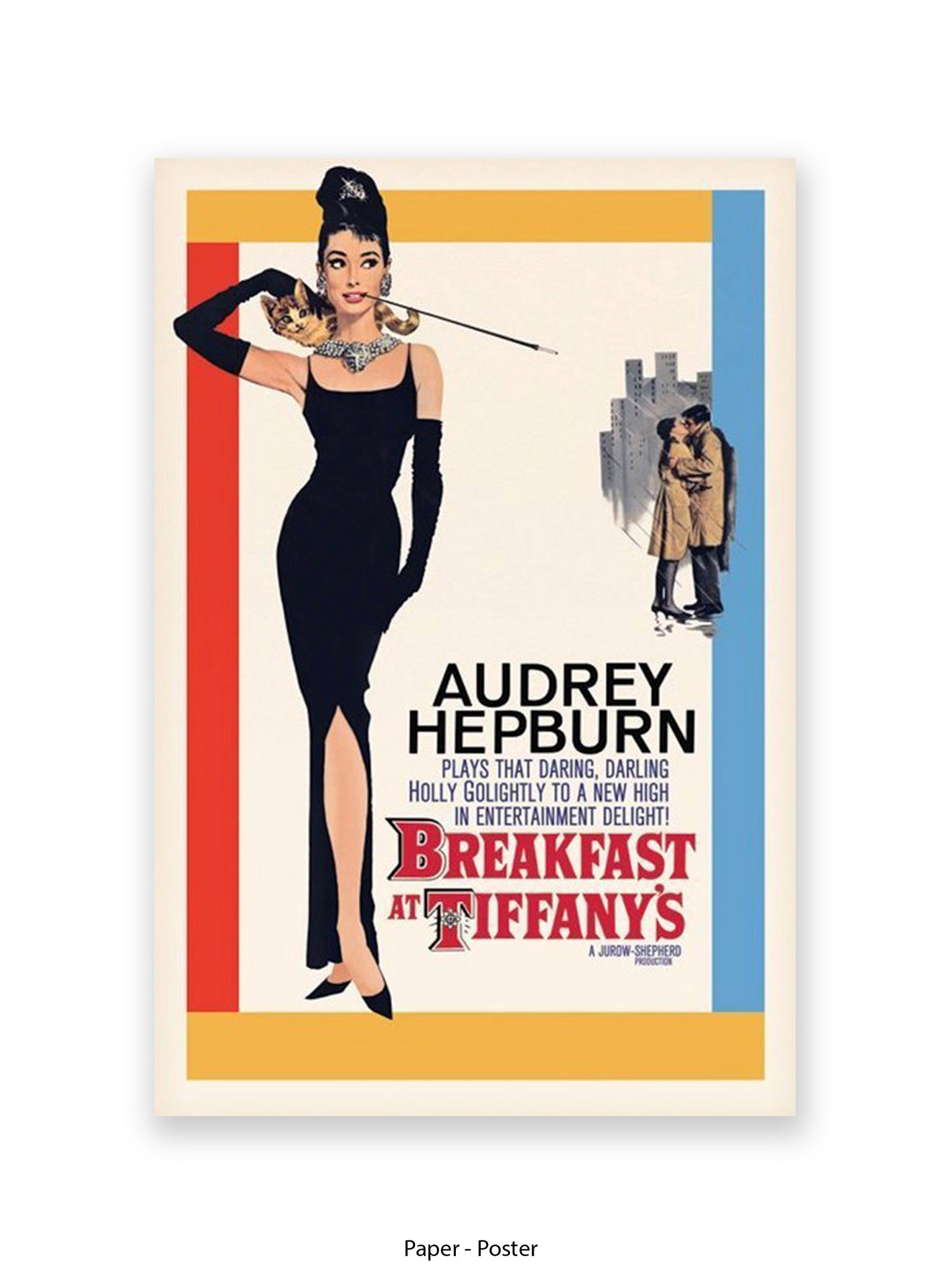 Breakfast at Tiffany's Giant Poster – Official Audrey Hepburn Movie Print (Pyramid International)