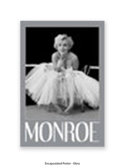 Marilyn Monroe Ballerina Silver Border Giant Poster