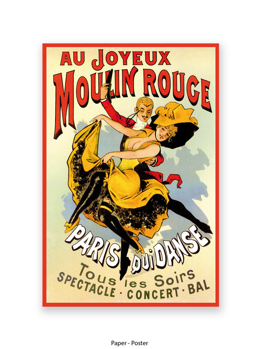 Moulin Rouge French Art Giant Poster