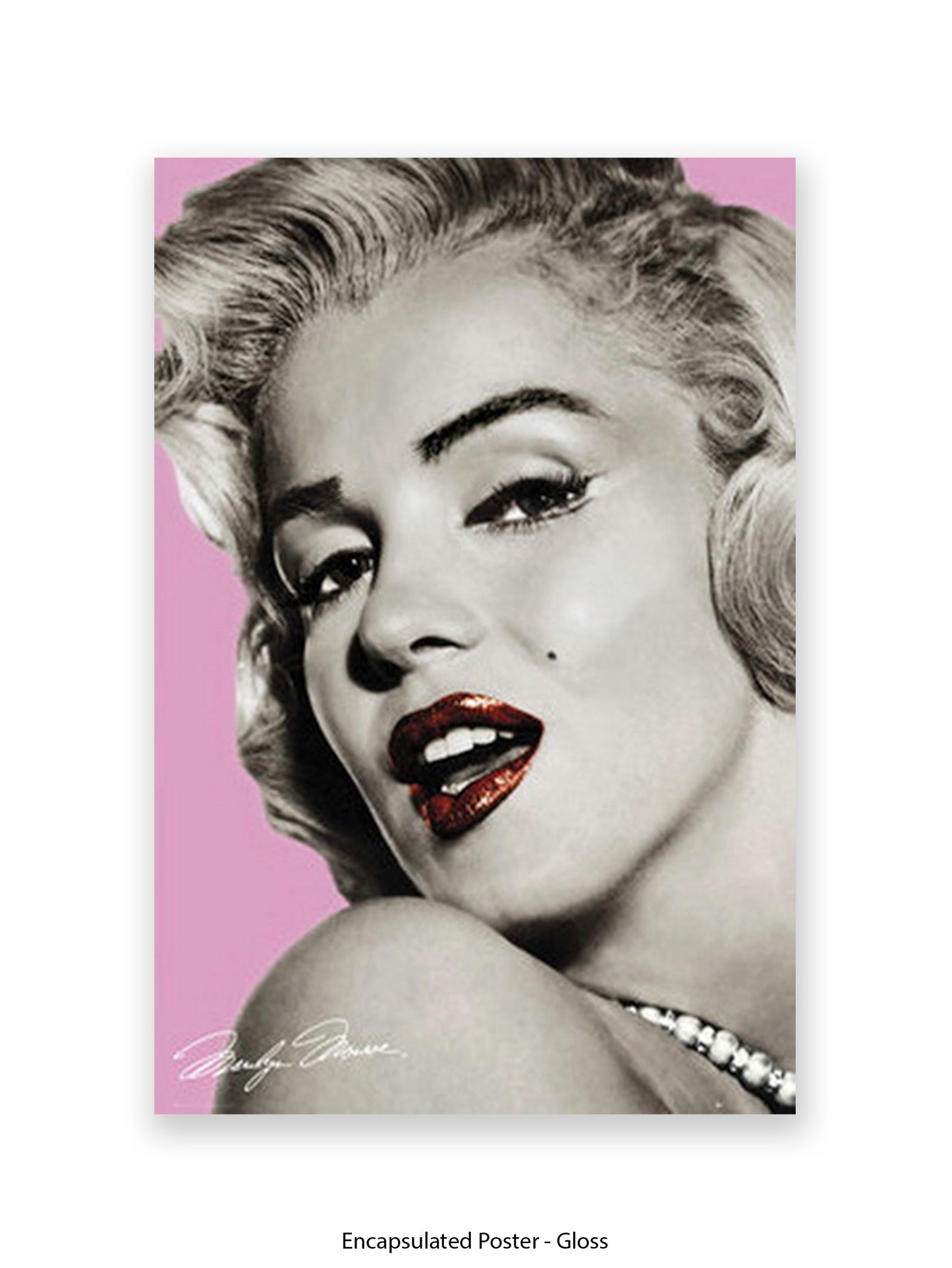Marilyn Monroe Pink Giant Poster