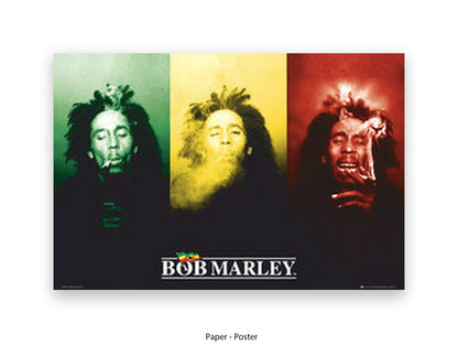 Bob Marley Smoking Flag Giant Poster