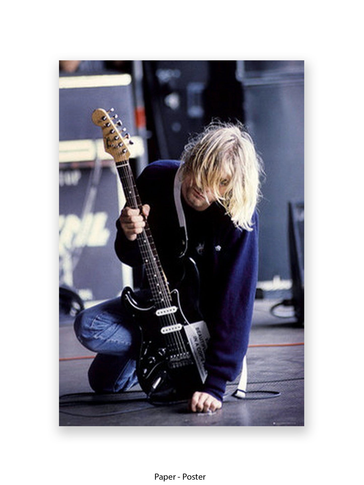 Kurt Cobain Guitar Giant Poster