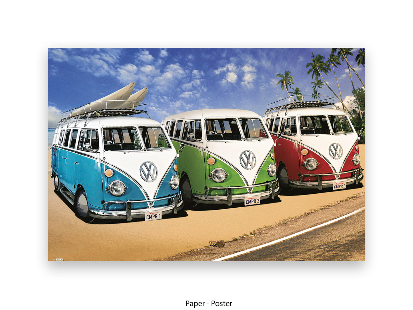 Camper Van Art Giant Poster