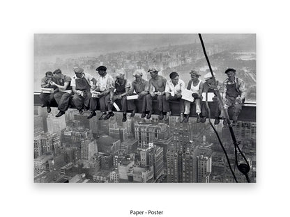 Lunchtime On Girder Giant Poster