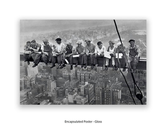 Lunchtime On Girder Giant Poster