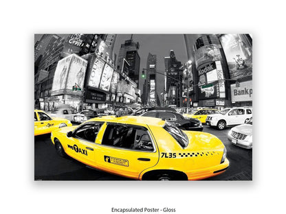 New York Rush Hour Times Square Giant Poster