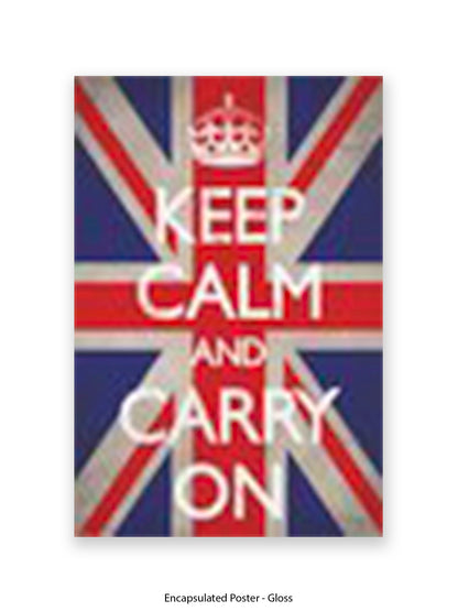 Keep Calm Carry On Giant Poster