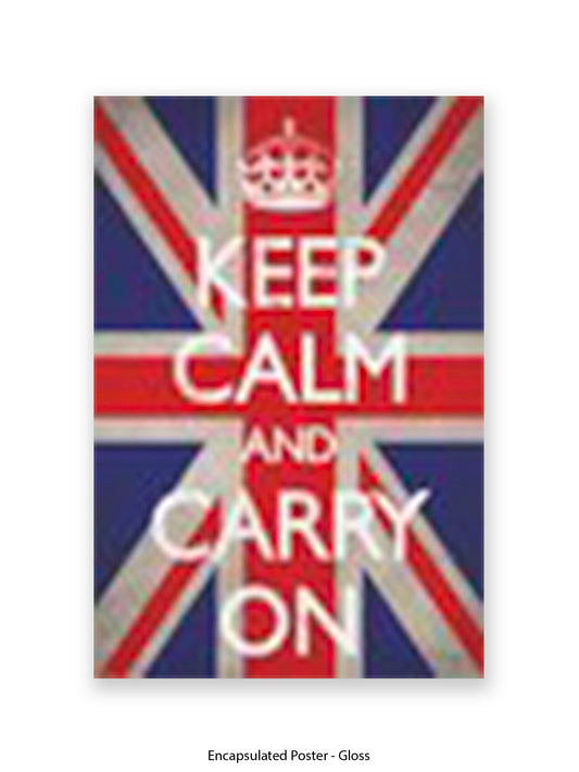 Keep Calm Carry On Giant Poster