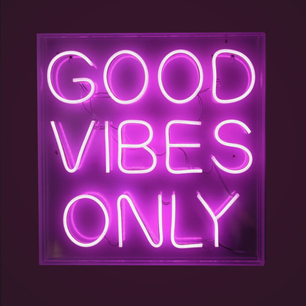 Good Vibes Only - Acrylic LED Lightbox