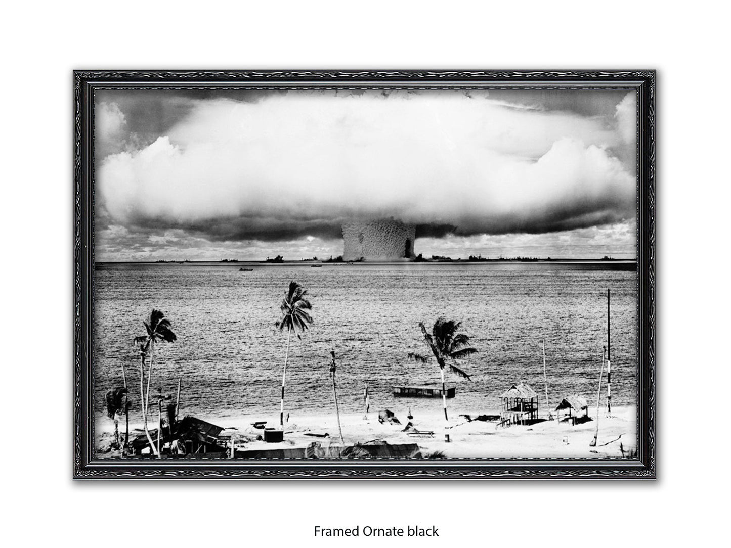 Atomic Bomb Explosion Bikini Atoll Poster