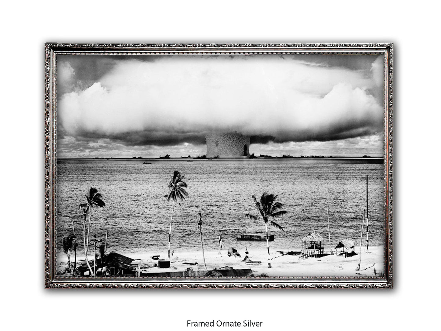 Atomic Bomb Explosion Bikini Atoll Poster