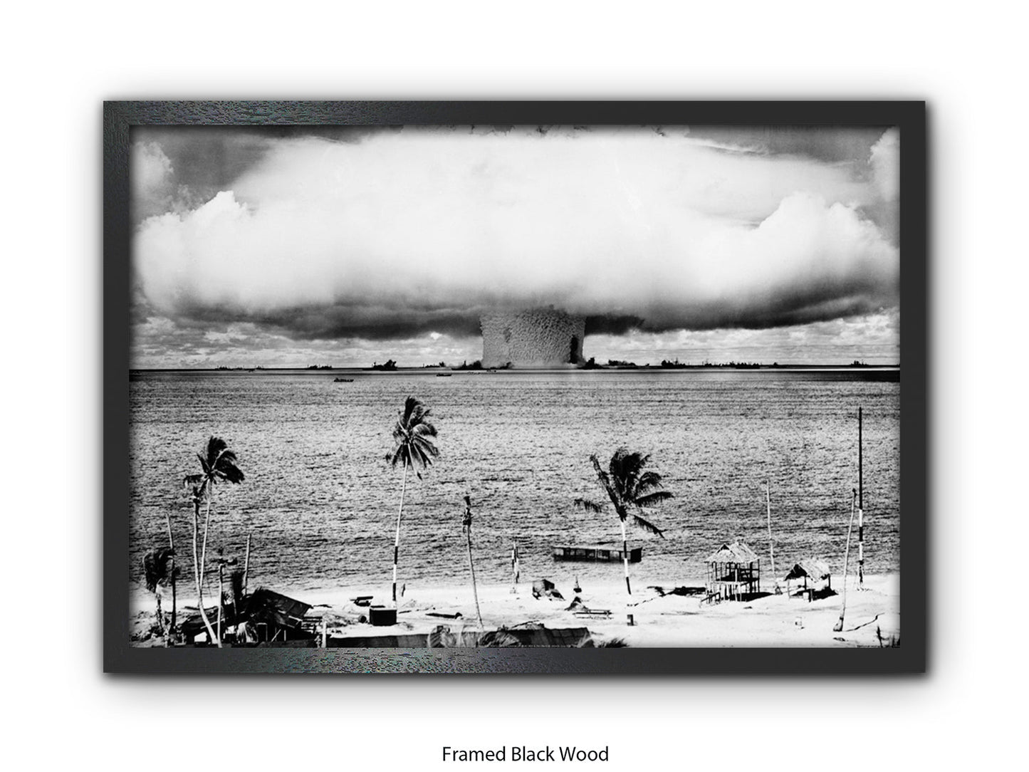 Atomic Bomb Explosion Bikini Atoll Poster