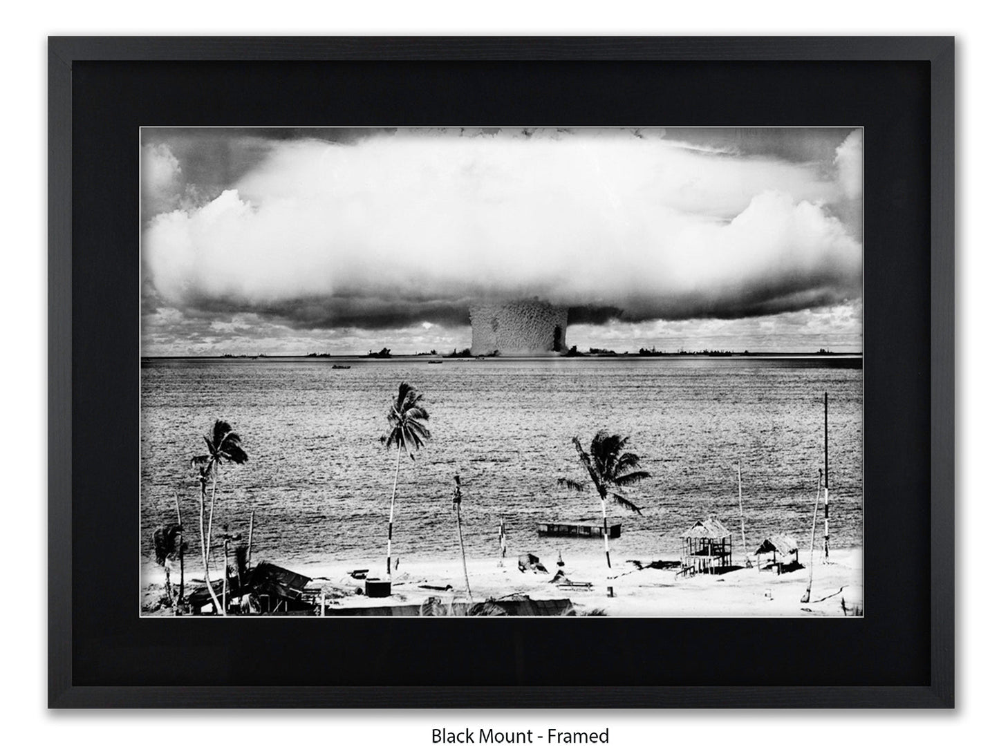 Atomic Bomb Explosion Bikini Atoll Poster
