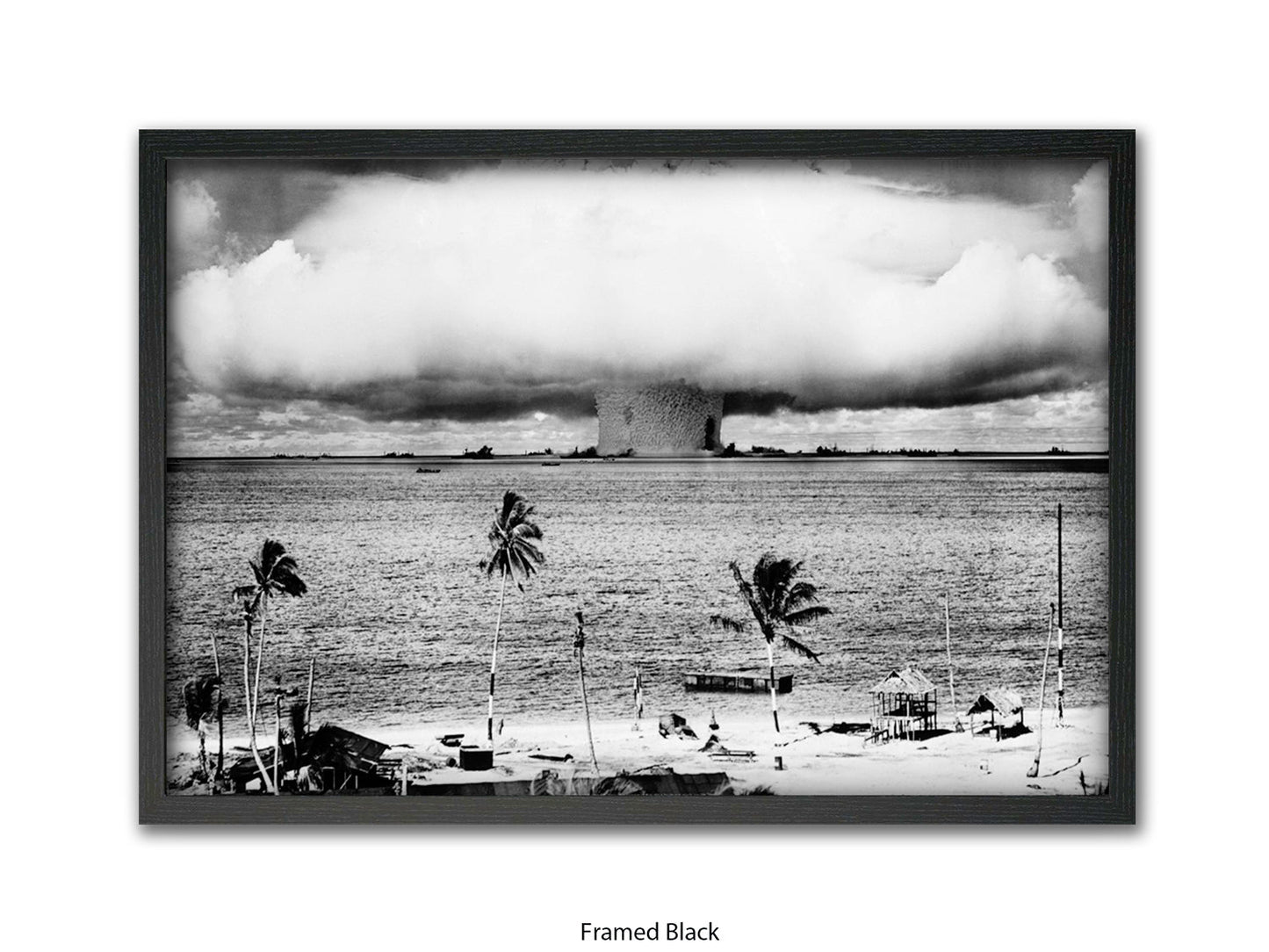 Atomic Bomb Explosion Bikini Atoll Poster