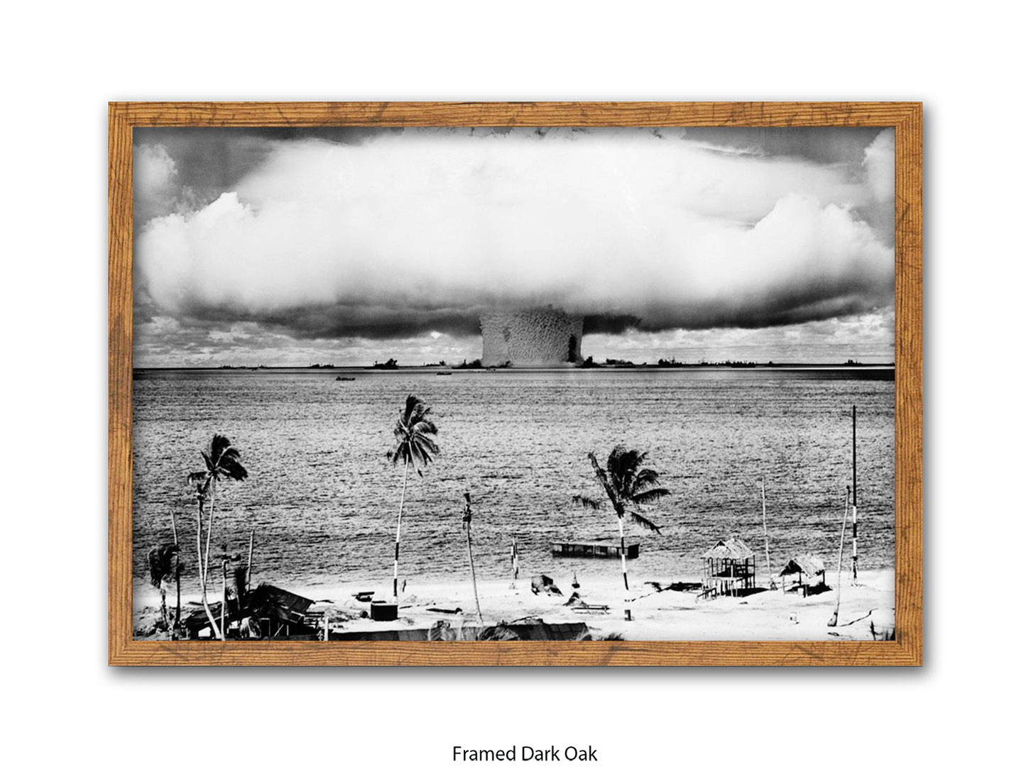 Atomic Bomb Explosion Bikini Atoll Poster